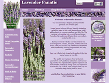 Tablet Screenshot of lavenderfanatic.com